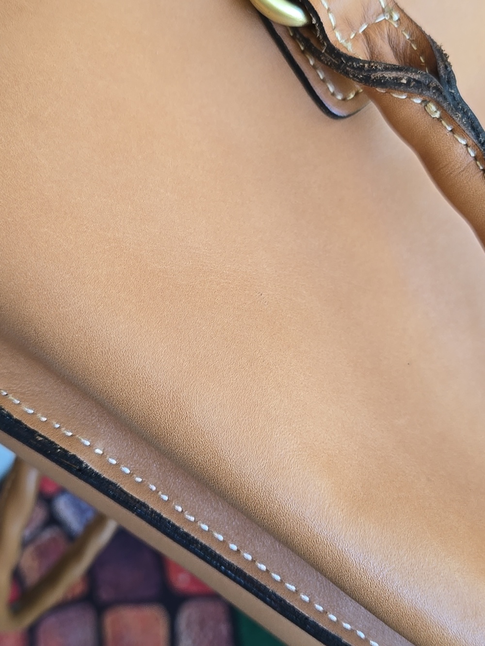 Patricia Nash Tan Floral-Embossed Tote - Picture 13 of 15
